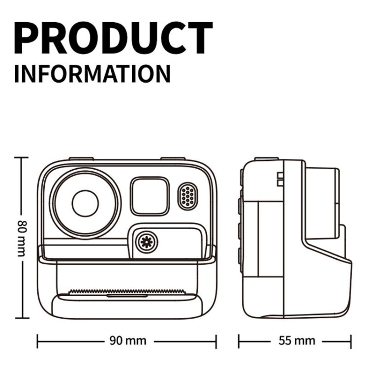 Children Instant Print Camera 4800W Pixel 2-Inch Screen Dual Lens Photography Camera, K27 Pink, K27 Yellow Children Instant Print Camera 4800W Pixel 2-Inch Screen Dual Lens Photography Camera, K27 Pink, K27 Yellow
